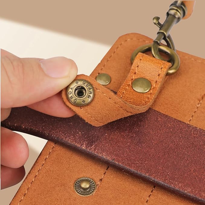 Leather Multi-Way Florist Tool Pouch - 4 Pocket Waist Shoulder Gardener Bag | 4 in 1 Organized Holder, Versatile Waist/Crossbody Carry,Adjustable Strap, Wearable Utility Pouches, Handy Cell Phone Holster