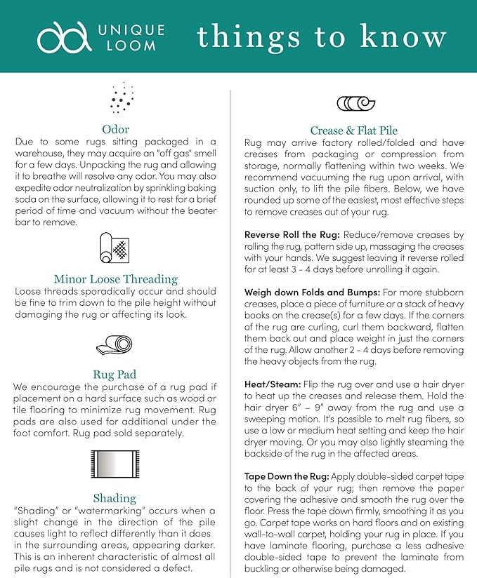 Unique Loom Trellis Frieze Collection Area Rug - Geometric (6' Square, Ivory/ Gray)