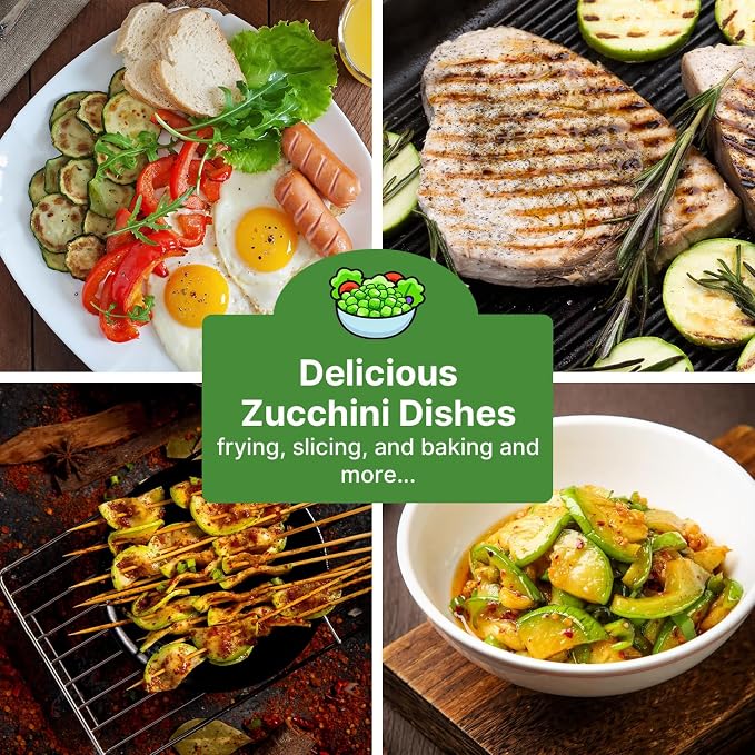 Groundio Black Beauty Zucchini Seeds 50+ Non-GMO Heirloom, High Germination Summer Squash Seeds for Planting, Dark Green Tender Fruits, High Yield Vegetable Garden Crop (Cucurbita Pepo)