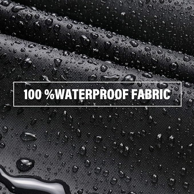 Snow Blower Cover, 600D Heavy Duty Waterproof Oxford Cloth, Universal Fit, Outdoor Protection, Snowblower Cover Universal - Black