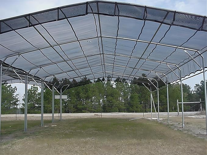 Agfabric 40% Shade Cloth 6.5X 20ft Sun Shade Sunblock Shade Cloth Cover with Clips for Plants, Black