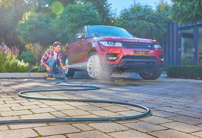 GARDENA 20530 | 50' Foot 5/8" Heavy-Duty Gardening Hose | Heavy-Duty 5-Ply Design, Includes US Hose Threads, European Made, Kink-Resistant