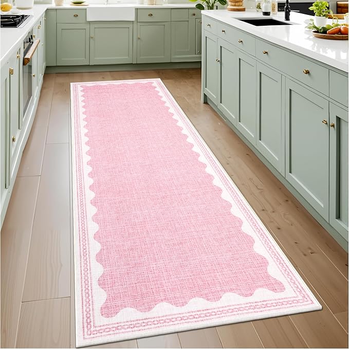 GarveeHome Scalloped Rug
