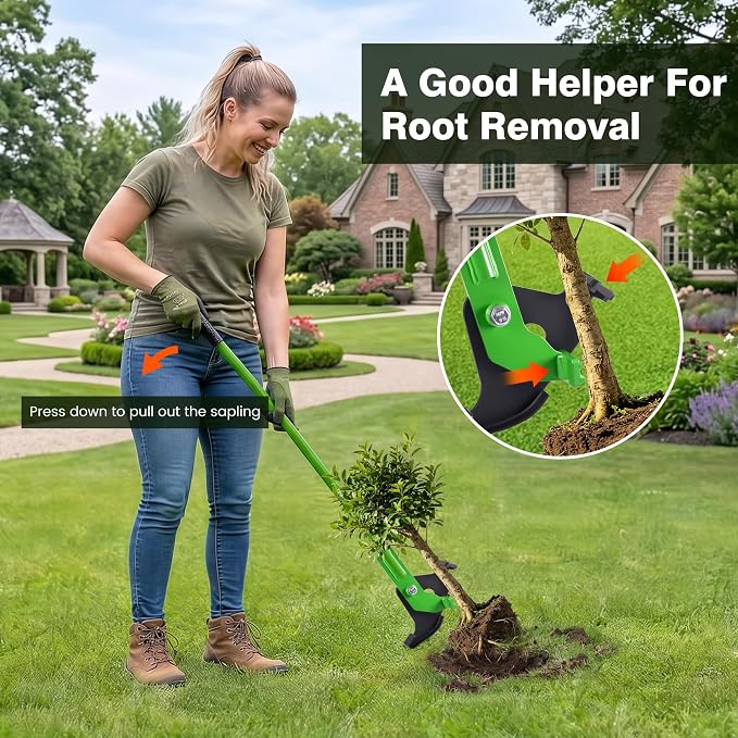 Heavy-Duty Tree Puller Tool – High-Leverage Sapling Puller for ¼ inch - 3/8'' inches Roots, Manual Root Remover for Shrubs, Vines & Thorns, Eco-Friendly Garden Tool