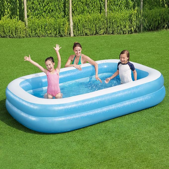 Bestway Toys Domestic Blue Rectangular Family Pool, 105.91 * 69.60 * 20.08