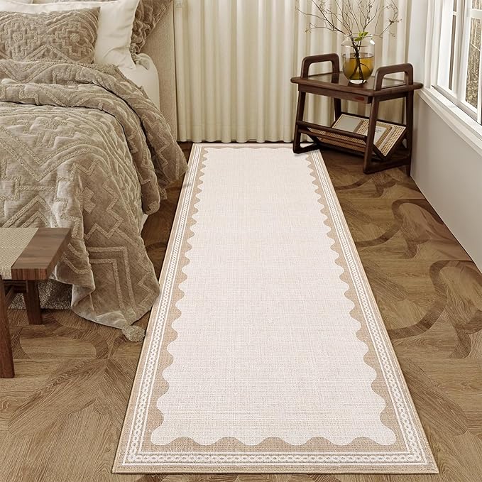 GarveeHome Scalloped Rug