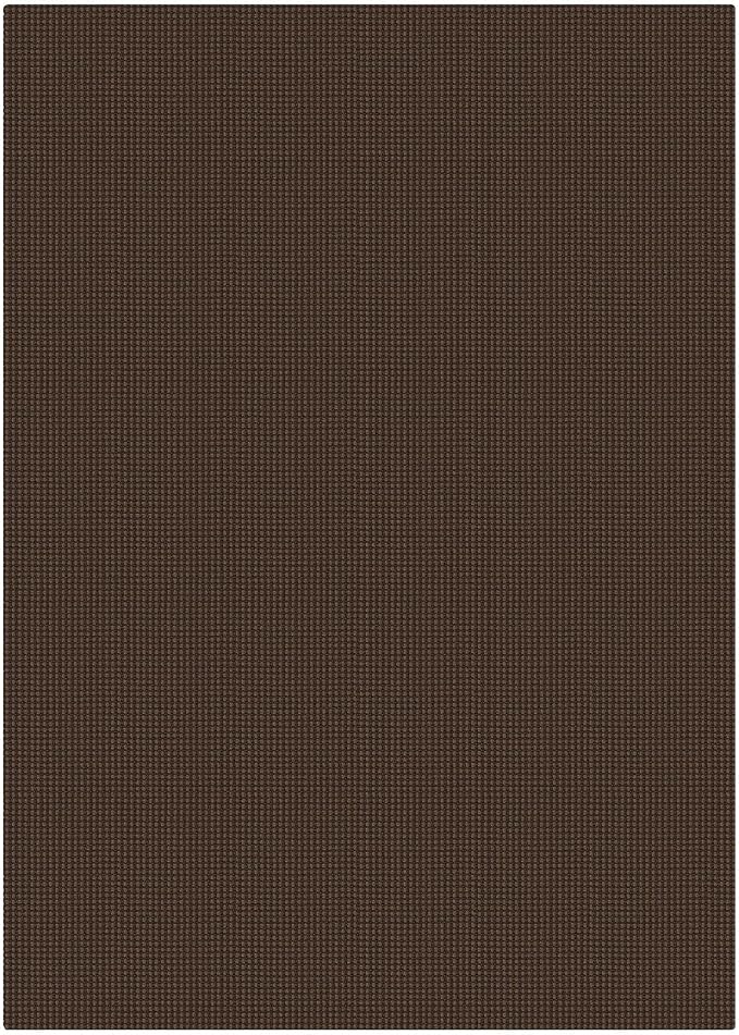 KOZYFLY Washable 5x7 Living Room Rug, Non Slip Woven Area Rugs, Braided Floor Carpet for Entryway, Kitchen, Bedroom, Dining Room, Office, Cotton Rug Indoor Decor, Brown/Dark Brown