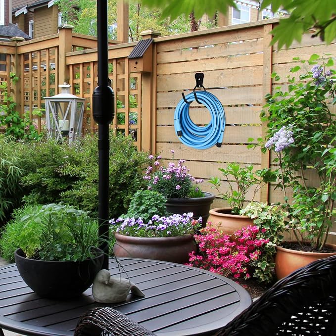 Garden Hose 5/8" x25FT, Heavy Duty 450B.P Water Hose Lawn & Garden Watering Equipment 3/4" Solid Brass Fittings