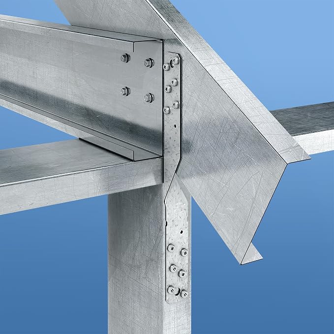 Simpson Strong-Tie MTS16 Medium Twist Strap - 16 in. Length, 54-mil Thickness, Zinc Galvanized 16-Gauge Steel Construction, Resists Moderate Uplift Loads