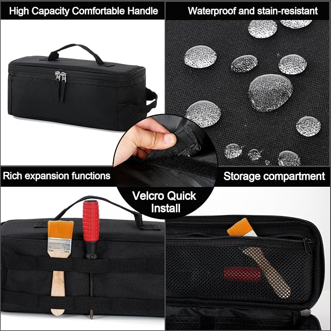 6L Camping Storage Bag, Tactical Camping Storage Bag | 600D is durable, waterproof, Suitable for camping, traveling, picnicking