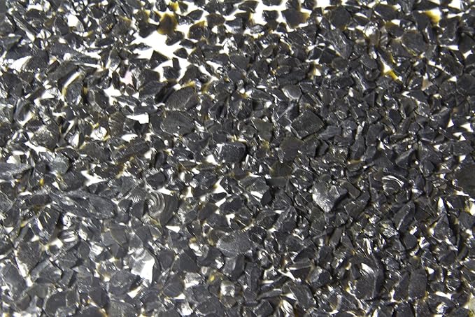 Decorative Concrete Aggregate – Colored Stone for Exposed Aggregate, Epoxy, Terrazzo & Broadcast Concrete Applications - Black Glass -Five lb