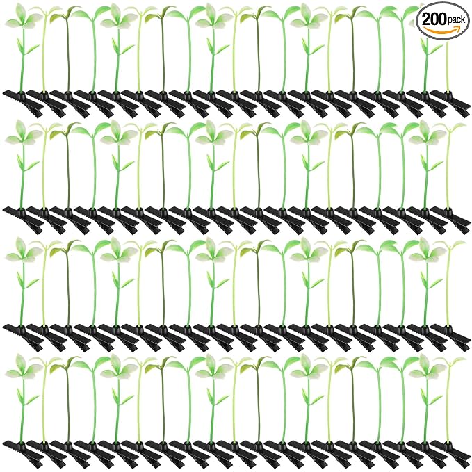 Tigeen Hair Clip, 200 Pieces Bean Sprout Hairpins, Funny Plant Hair Clips, Little Grass Sprout, Flower, Butterfly, Mushroom Hair Accessories, Barrettes Headwear for Women Girls Party