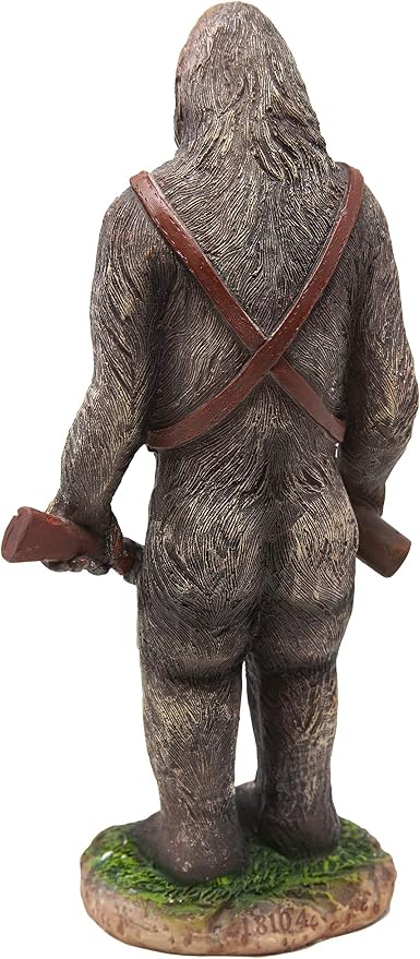 Funny Guy Mugs Bigfoot Garden Statue - Bigfoot and A Gnome - Indoor/Outdoor Garden Gnome Sculpture for Patio, Yard or Lawn
