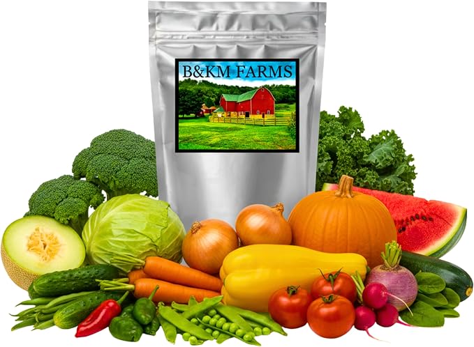 40 Variety Survival Seed Vault - 46,000+ Non-GMO Heirloom Vegetable Seeds for Home Garden: Packaged in USA; Moisture-Resistant Mylar Packets for 5+ Year Shelf Life, Includes Herbs & Beginners Guide