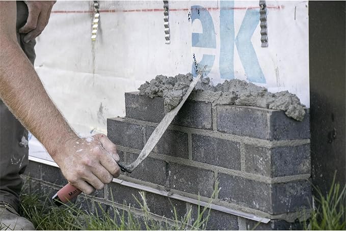 MARSHALLTOWN Brick Trowels, London Style, 10-1/2 x 4-3/4 Inch, DuraSoft Handle, Brickwork, Blockwork, Stonework, Masonry, Assembled in USA, 3310.5FG
