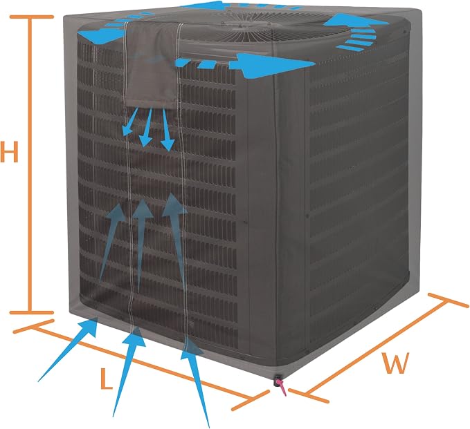 Jeacent Air Conditioner Covers for Outside Units Central AC Covers 34x34x30 inches