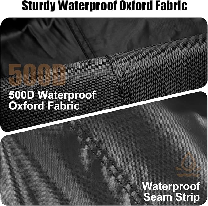 Kasla Storage Cabinet Cover, Outdoor Chest Storage Waterproof Cover, Weatherproof Cabinets Covers for Kitchen Patio Garden Backyard (46"L×24"W×54"H)