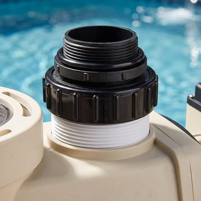 2 in MIP x 2 in PVC Pool Pump Union Adapter, Hi-Temp Slip Fitting for and Pumps, Threaded 4-Pack(4pcs)