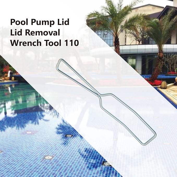Swimming Pool Pump Cover Removal Wrench Tool Compatible with 110-1 Pack | Pool Pump Wrench 110 Compatible with Hayward Power Flo Pumps/Swimming Equipment/Filter Cover - Your Ultimate Pool Tool kit!