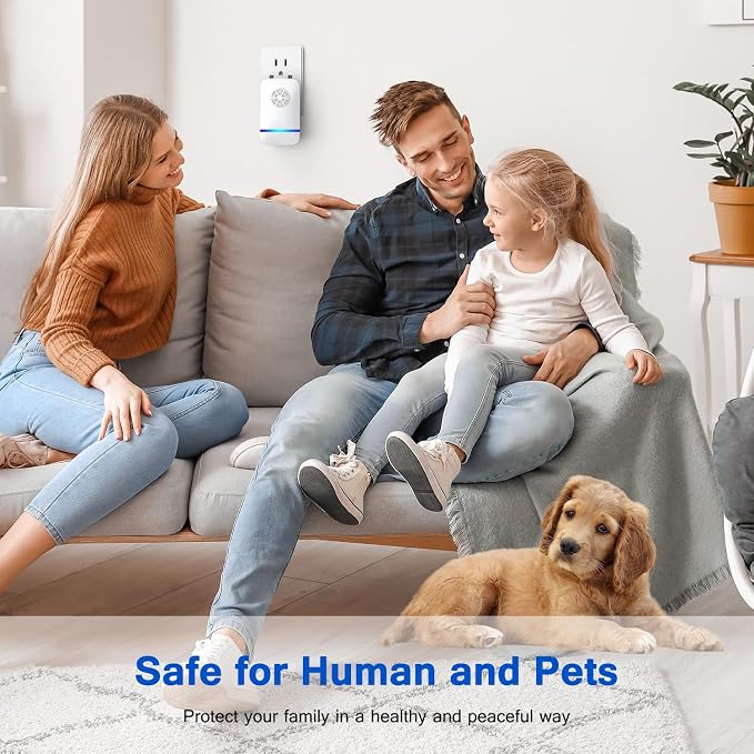 2026 Upgrade Ultrasonic Pest Repeller - Electronic Pest Control Plug in Indoor for Mice, Rats, Roaches, Spiders, Ants, Bugs, Mosquitoes - Human & Pet Safe (6 Pack)