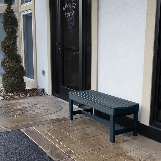 Sequoia Professional Commercial Grade Weldon Backless Picnic Bench, 4 ft, Federal Blue