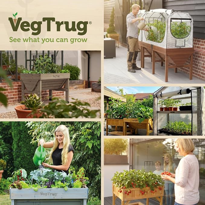 VegTrug® Raised Bed Classic Small 1m, Gray Wash