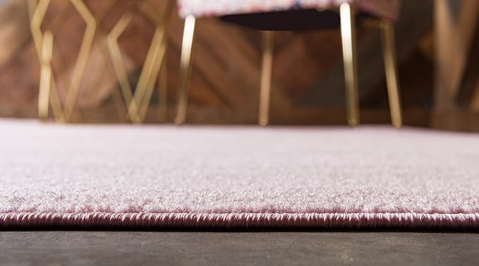 Unique Loom Trellis Frieze Collection Area Rug - Geometric (9' x 12' 2", Light Pink/ Ivory)