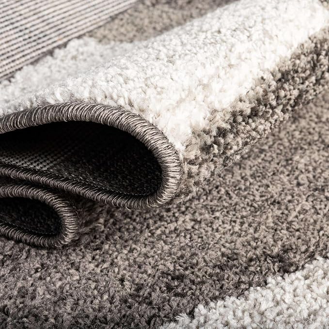 Unique Loom Autumn Collection Area Rug - Providence (10' x 14' 1" Rectangle, Gray/ Ivory)