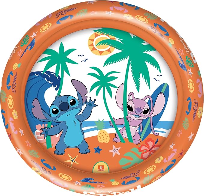 Mondo Toys Stitch 2 Ring Pool Inflatable Pool 100 cm – 16956