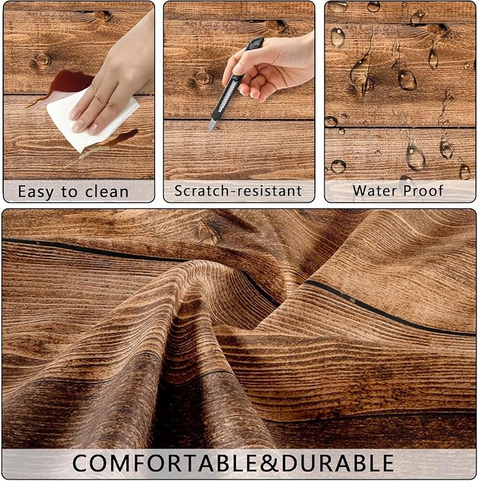 Picnic Table Cover with Bench Covers Elastic Edges, Outdoor Patio Camping Essentials 72 Inch 3PCS, Camper Fitted Table Cover, Waterproof Rectangle Tablecloth with Drawstring Bag,Orange