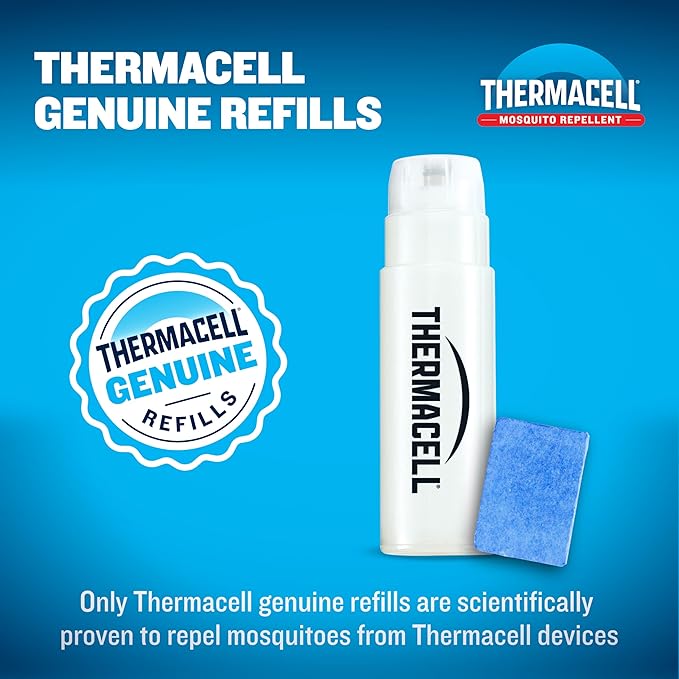 Thermacell Fuel-ZoneGuard Mosquito Repellent Refill; 15-Foot Zone of Scientifically Proven Outdoor Protection; Fuel-Powered; Patio Shield; 300-Hr Refill; Bug Spray Alternative; Scent Free; DEET-Free