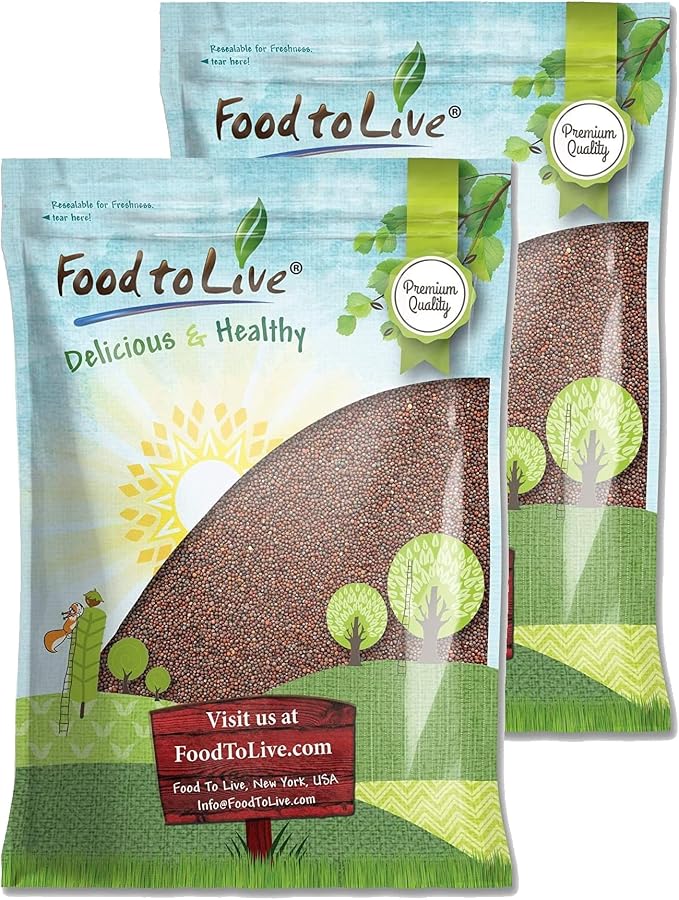 Broccoli Seeds for Sprouting, 25 Pounds – Vegan, Kosher, Sirtfood, Bulk. Rich in Sulforaphane, Vitamin C, Vitamin A. Great for Growing Sprouts, Microgreens. High Germination Rate