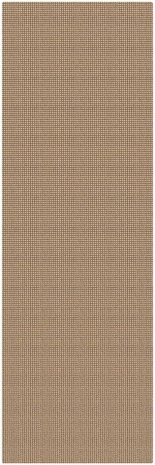 KOZYFLY Runners for Hallways 3x8 ft Washable Kitchen Runner Non Slip Rubber Backed Hall Runners Cotton Entryway Runner Rugs for Indoor Backdoor Bedroom Kitchen, Orange Beige/Tan/Brown