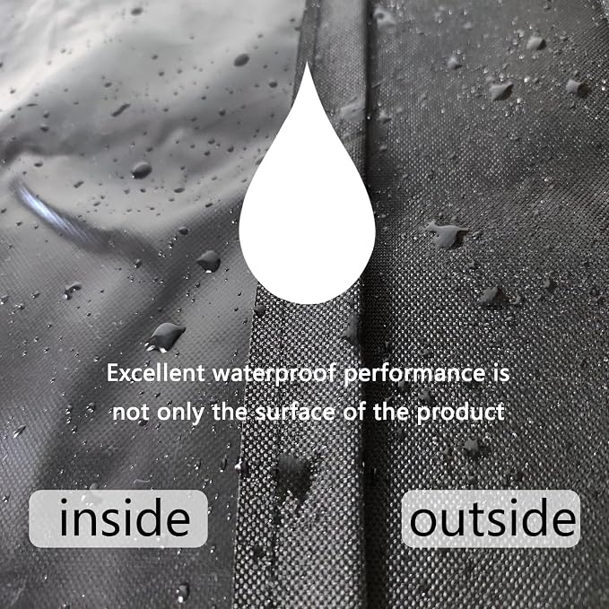 Waterproof Universal Generator Cover for Most Generators 6000-11000 Watt, Heavy Duty Thicken 600D Polyester,Weather and UV Resistant(30 x 30 x 26 inch-Black)