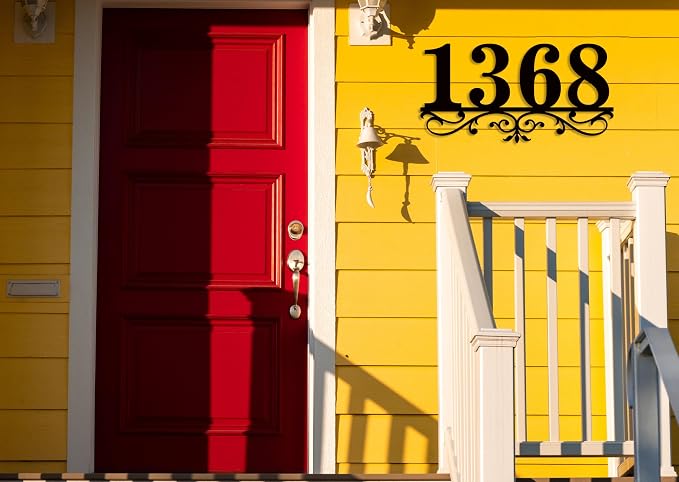 House Numbers for Outside Modern Address Numbers for House Address Signs for Houses Large Custom Metal House Number Sign House Number Plaque Address Plaque Numbers Street Number Sign