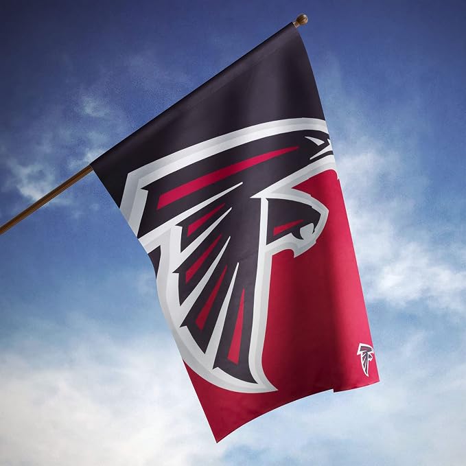 NFL Double Sided Team Logo Vertical Flag (40" x 28")