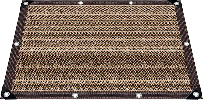80% Garden Shade Cloth Sun Shade Fabric – UV Resistant Durable Sunblock Netting for Plants, Outdoor Patio, and Greenhouse Coverage