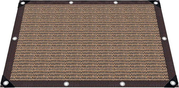 80% Shade Cloth -3x10FT Sunblock Net with Grommet,Lightweight and Durable UV Protection,Shade Cloth for Garden Patio Pergola Balcony Plants Greenhouse Dog Kennel Chicken Coop Outdoor
