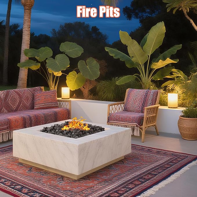 10LB Black Lava,Lava Rock Granules,Stones for Indoor Gas Fireplaces, Fire Pits, and Fire Pit Tables, Gas Fireplace Rocks, Fire Pit Stones for Outdoor Grills and Landscaping(1.2"-2")