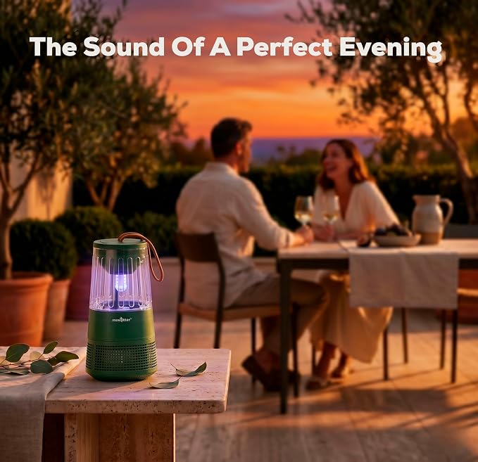 Mosquito Killer Outdoor, Indoor Flying Mosquito Trap, 1 Acre Coverage, Flying Insect Trap, Indoor Bug Catcher Plug in, Compact Mini Size