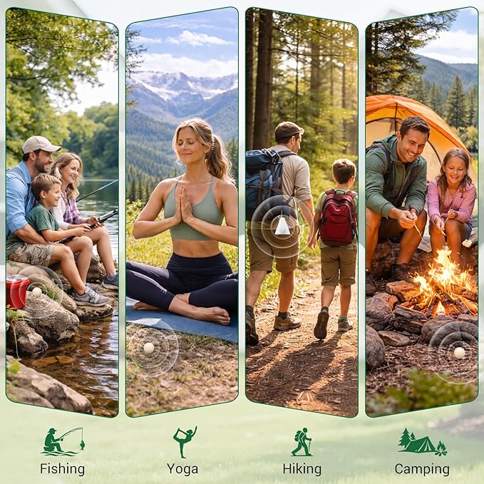 Mosquito Repellent Balls, Outdoor & Indoor Natural Mosquito Repellent for Patio, Yard, Camping, 12 Pack Peppermint Oil & Citronella Oil Mosquito Deterrent, Safe for Kids & Pets