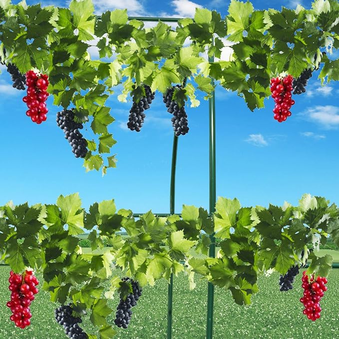Greenhouse Replacement Frame for Larger Hot Garden House, Support Arch Frame Climbing Plants/Flowers/Vegetables (19.6'x 7'x 7.2')