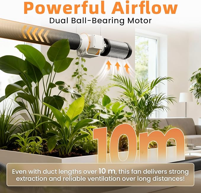 100mm Inline Ventilation Fan (6E005)