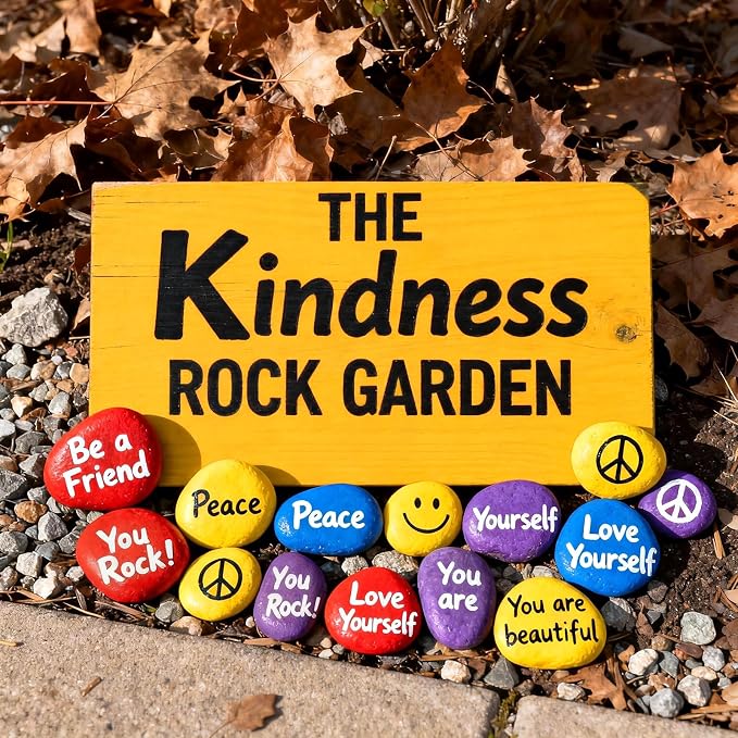 Simetufy 100Pcs 2"-3" River Rocks for Painting Bulk, Flat & Smooth Natural Stones for Arts & Crafts, Kindness, Decoration for Kids & Adults