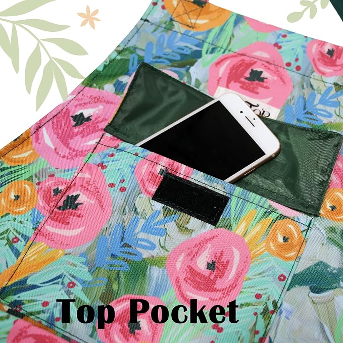 Garden Harvest Apron for Women, Fruit Picking Apron with Quick Release Bottom