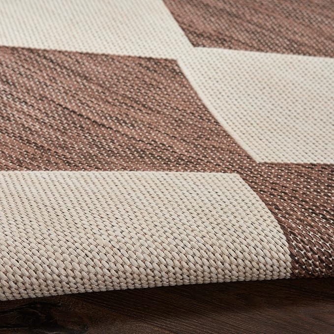 Nourison Home Positano Natural 7' x 10' Area Rug - Easy Clean, Non Shedding, Bed Room, Living Room, Dining Room, Kitchen (7' x 10')