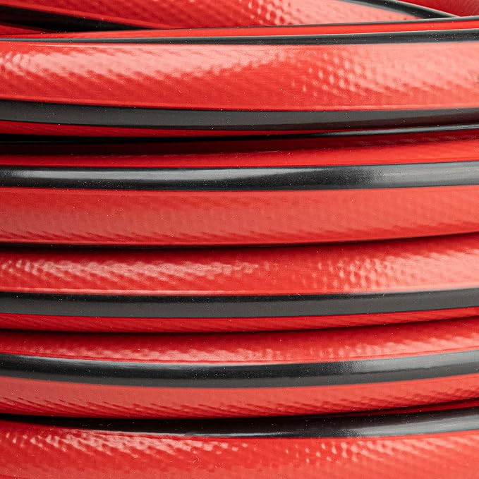 Kink Control Contractor Grade Hose with High Burst Strength, Spring Coil and Crush Resistant Couplings, Made in the USA 3/4 x 50 ft