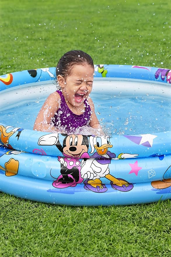 BESTWAY Disney Junior Mickey & Friends Inflatable Pool 122x122cm Multicolor
