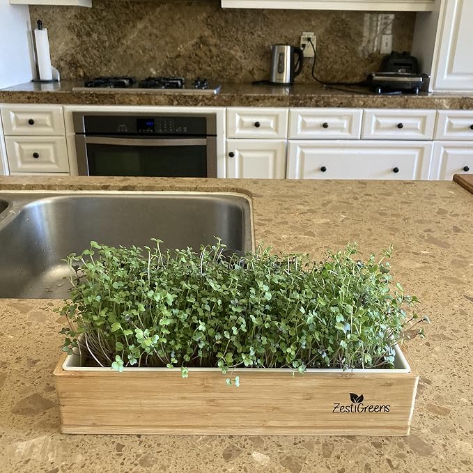 Microgreens Kit Refills with 9 Plant Mats & 9 Types of Seeds for ZestIGreens Microgreens Starter Kit