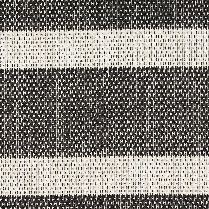 Nourison Home Positano Black Ivory 5' x 7' Area Rug - Easy Clean, Non Shedding, Bed Room, Living Room, Dining Room, Kitchen (5' x 7')